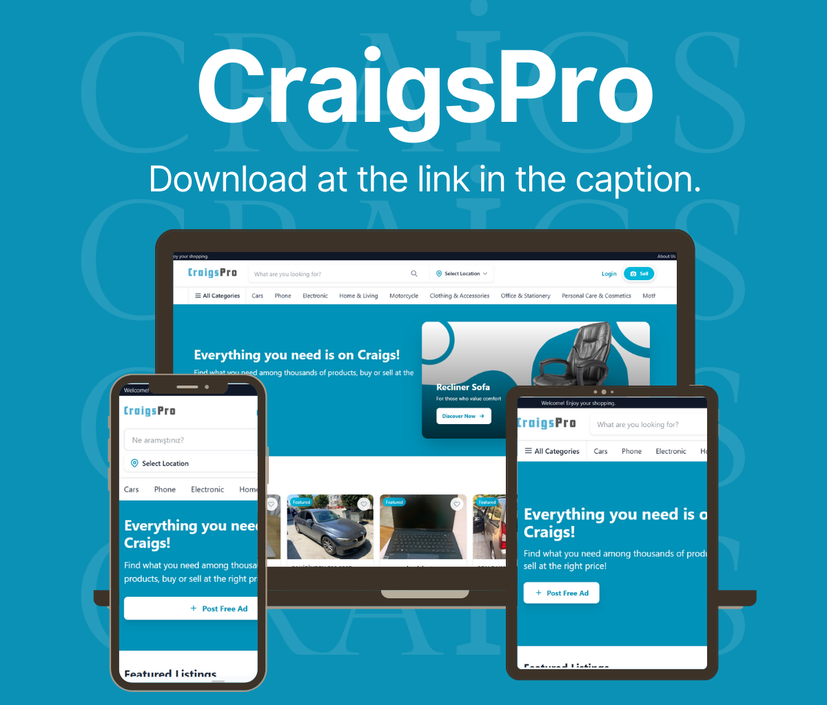 Craigs Classified Ads CMS Theme